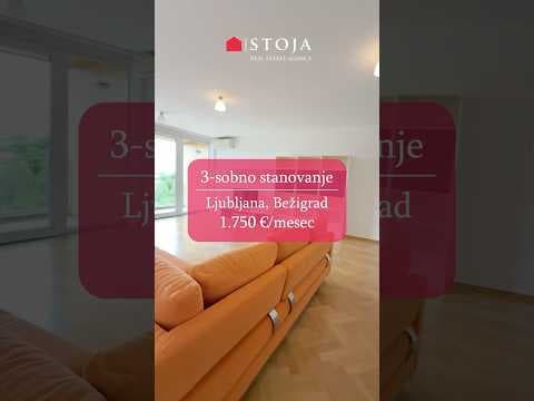 Oddamo prostorno 3-sobno stanovanje v Bežigradu