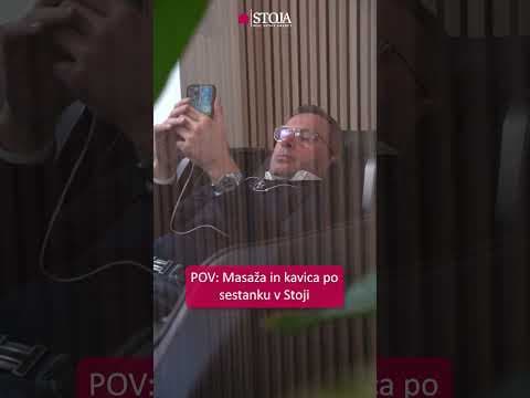 Masaža in kavica po sestanku v Stoji