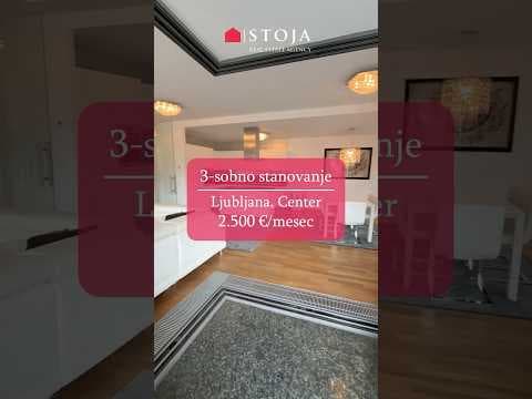 Oddamo ekskluzivno 3-sobno stanovanje v centru Ljubljane