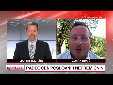 Padec cen nepremičnin v tretjem četrtletju, Bloomberg Adria